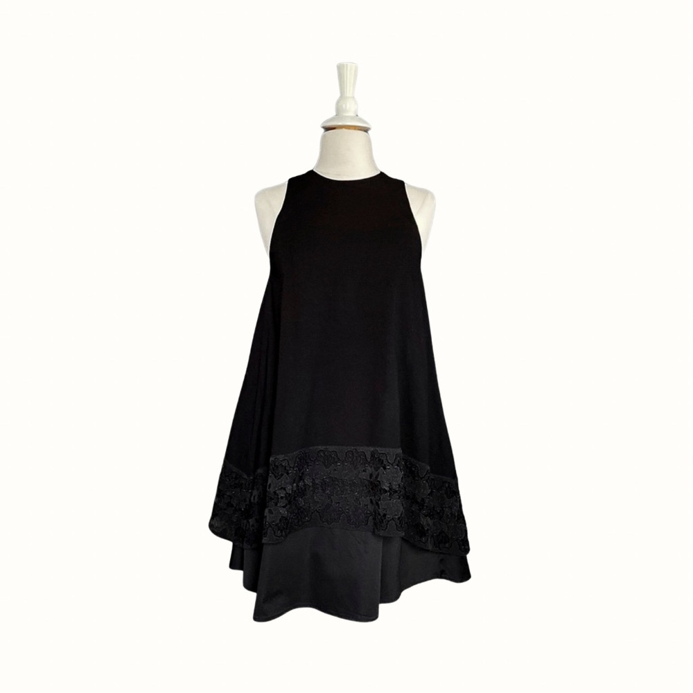 THAKOON- Black Swing Mini Cocktail Dress, size 2